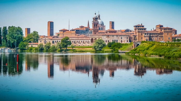 Staden Mantova är den mäktiga renässans familjen 
Gonzaga
