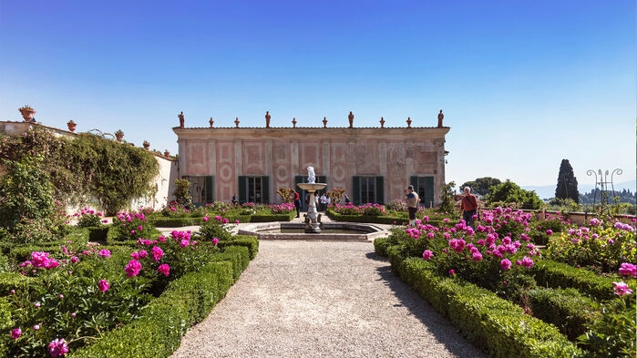 Parken Giardino di Boboli anlades på 1400-talet på baksidan av renässanspalatset Palazzo Pitti på uppdrag av Cosimo di Medicis hustru Eleonora di Toledo.