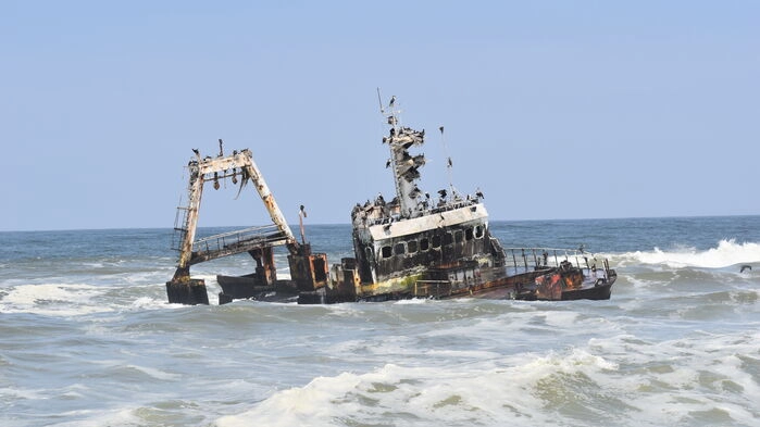 Skeppsvrak utanför Swakopmund