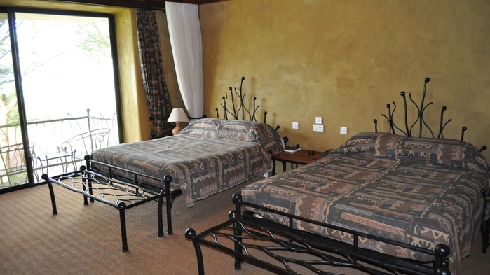 Rum på Serengeti Sopa Lodge