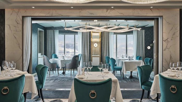 Restaurang ombord Silver Endeavour