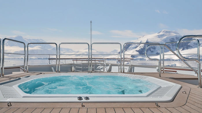 Jacuzzi ombord Silver Endeavour